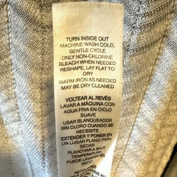 WHBM SHIMMER BOATNECK TOP - Picture 9 of 11